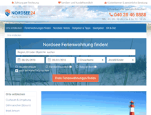 Tablet Screenshot of nordsee24.de